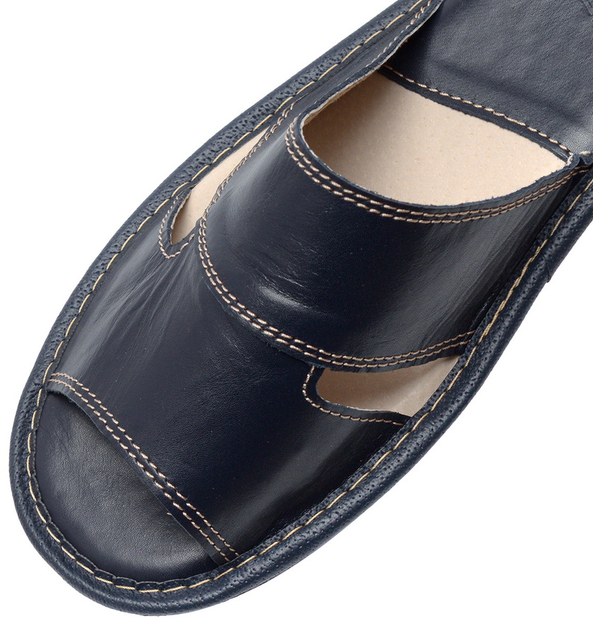 женские тапочки натуральная кожа evalli 