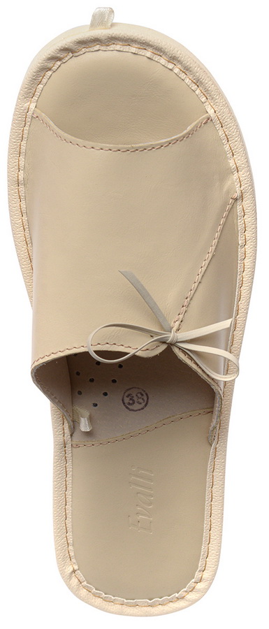 женские тапочки натуральная кожа evalli 