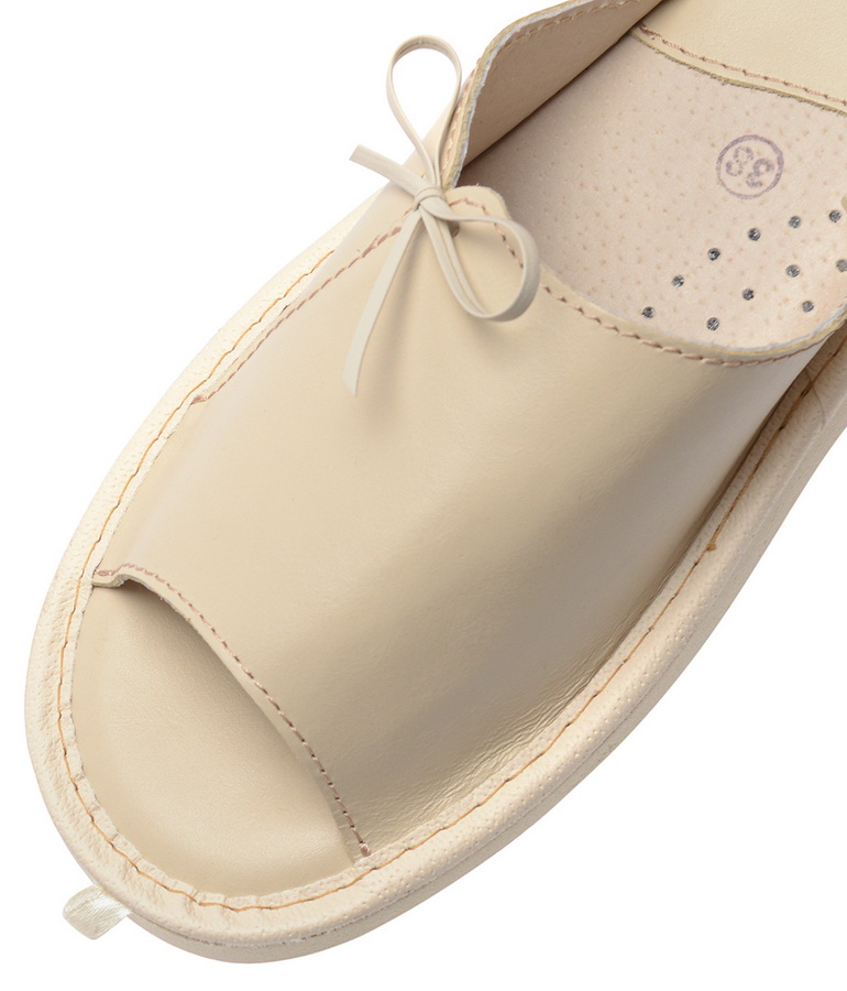 женские тапочки натуральная кожа evalli 