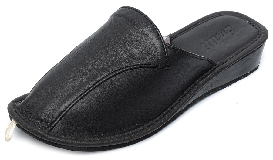 женские тапочки натуральная кожа evalli 