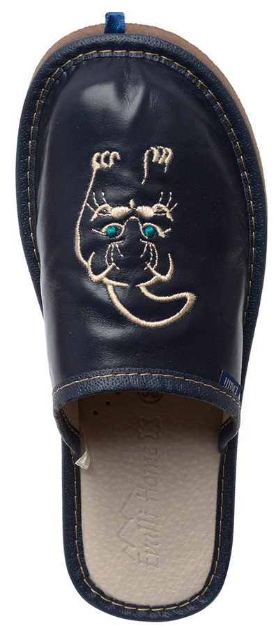 женские тапочки натуральная кожа evalli 