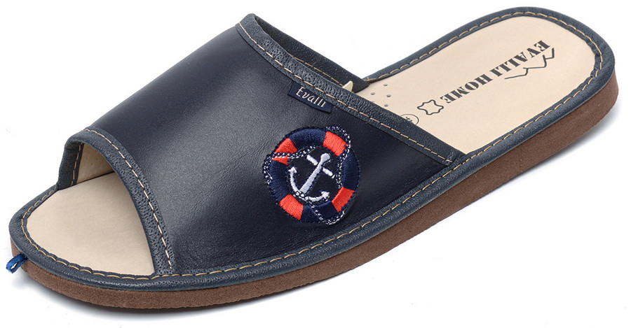 мужские тапочки натуральная кожа evalli россия