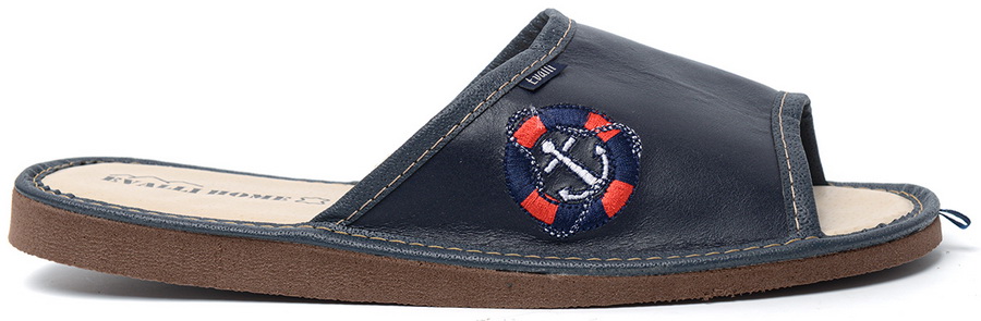 мужские тапочки натуральная кожа evalli россия