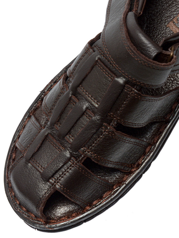 мужские сандалии натуральная кожа evalli турция