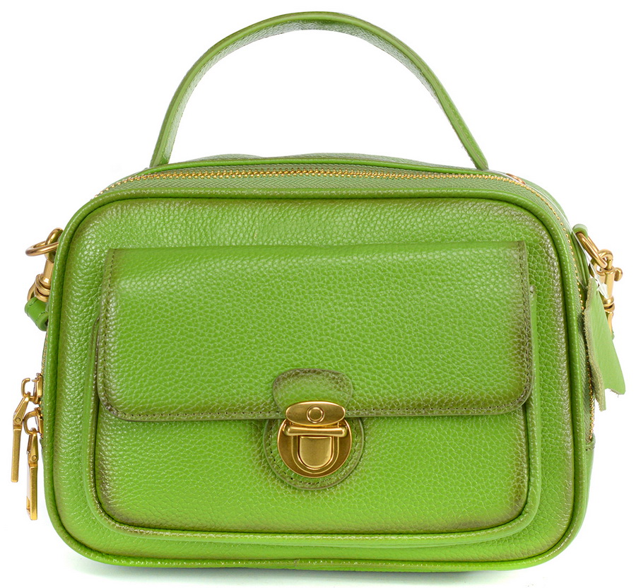 женская сумка натуральная кожа  kikilok корея