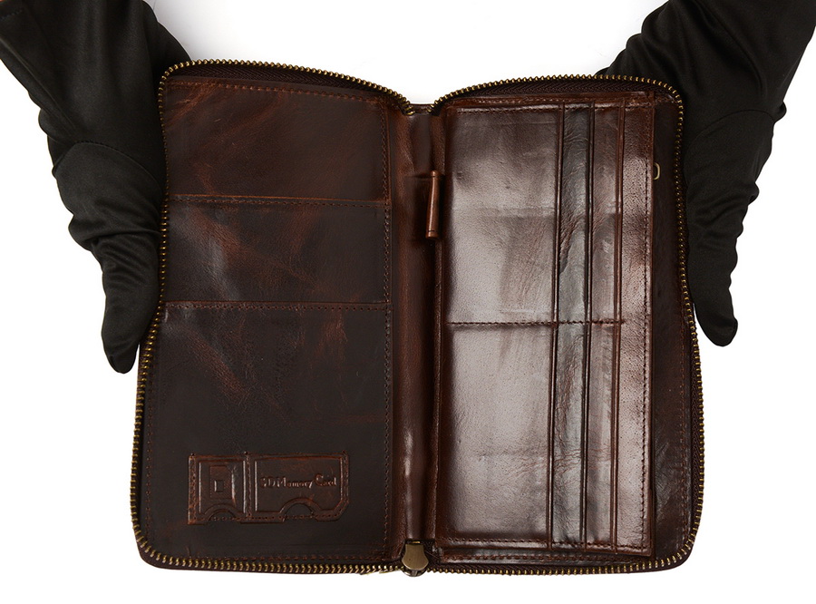 мужской кошелек-барсетка   натуральная кожа корея