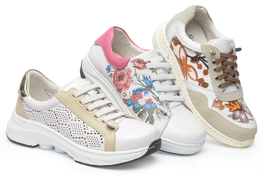 женские кроссовки натуральная кожа gugu германия