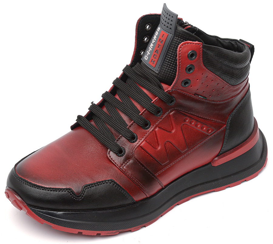 мужские кроссовки натуральная кожа / натуральный мех corvetto италия