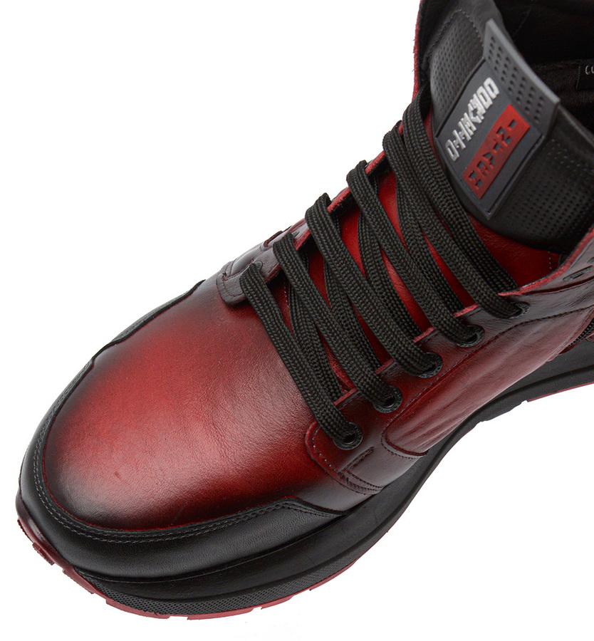 мужские кроссовки натуральная кожа / натуральный мех corvetto италия