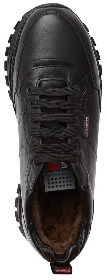 мужские кроссовки натуральная кожа / натуральный мех corvetto