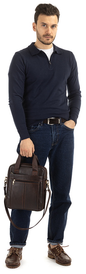 сумка мужская натуральная кожа corvetto