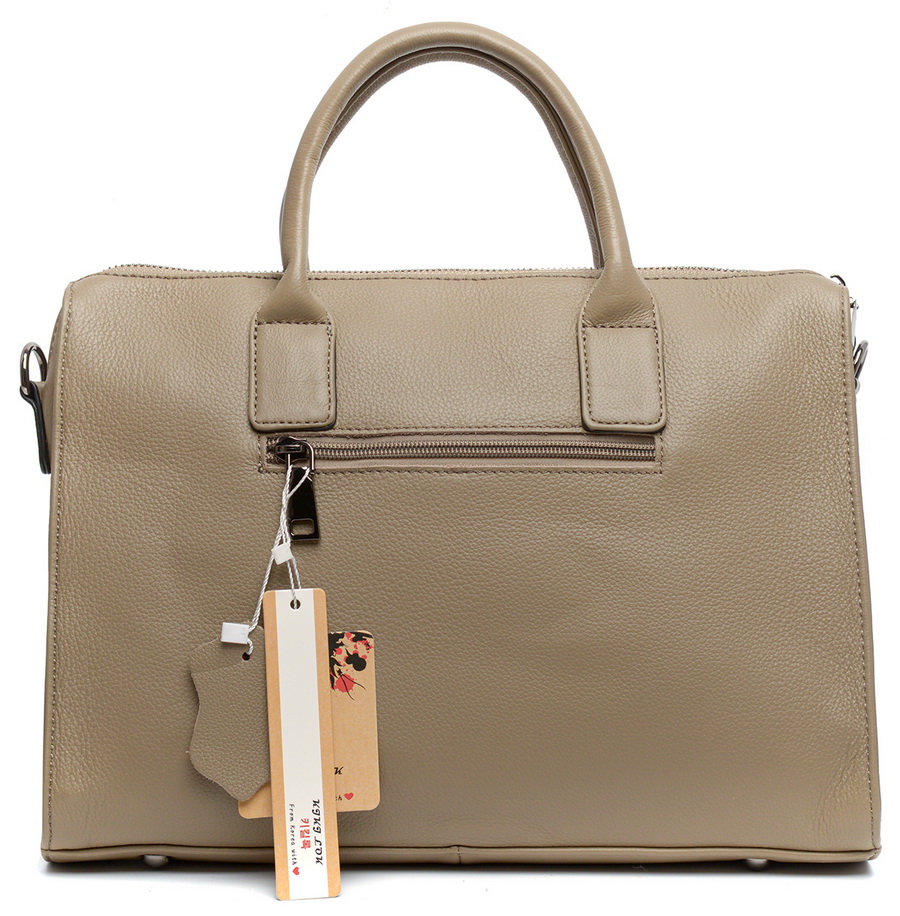 портфель натуральная кожа  kiki lok корея