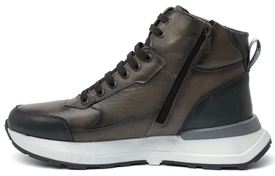 мужские кроссовки натуральная кожа / шерсть corvetto