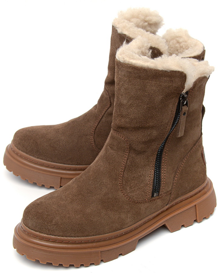 женские сапоги натуральная кожа(велюр) /натуральная  шерсть corvetto италия