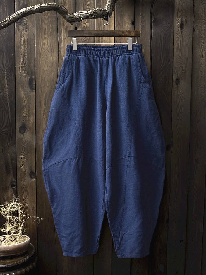 брюки 100% лен корея