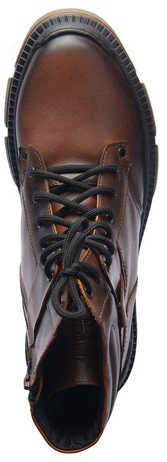 мужские ботинки натуральная кожа / натуральный мех corvetto