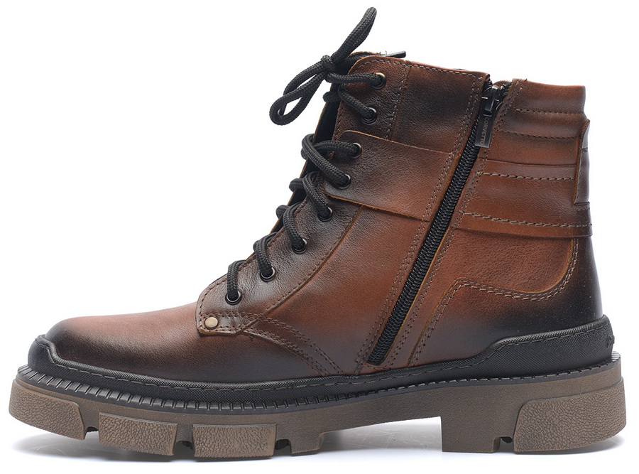 мужские ботинки натуральная кожа / натуральный мех corvetto