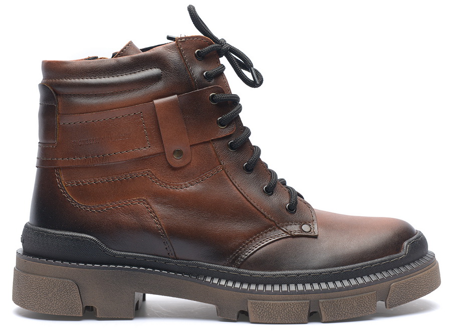 мужские ботинки натуральная кожа / натуральный мех corvetto