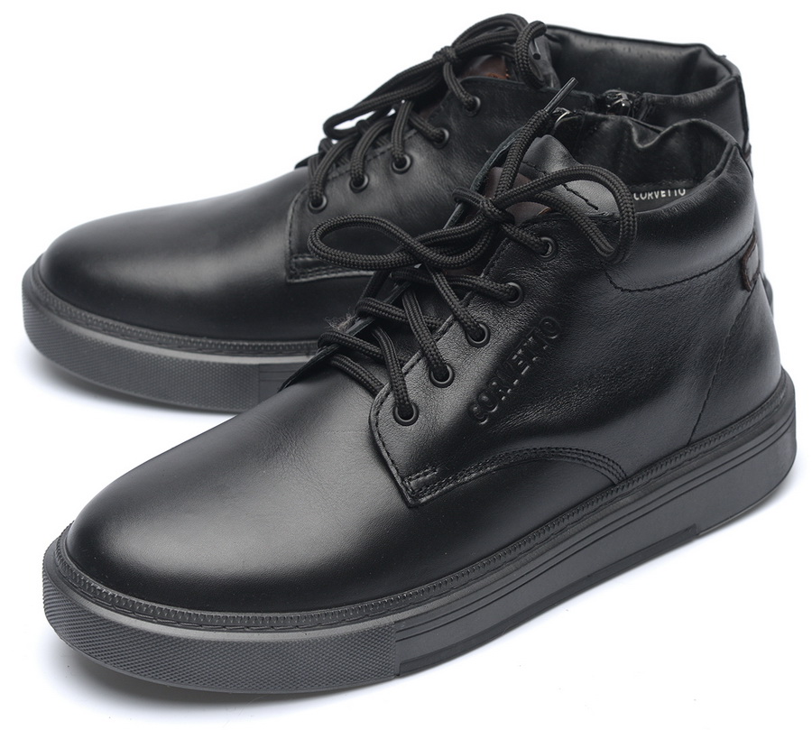 мужские ботинки натуральная кожа / натуральная шерсть corvetto