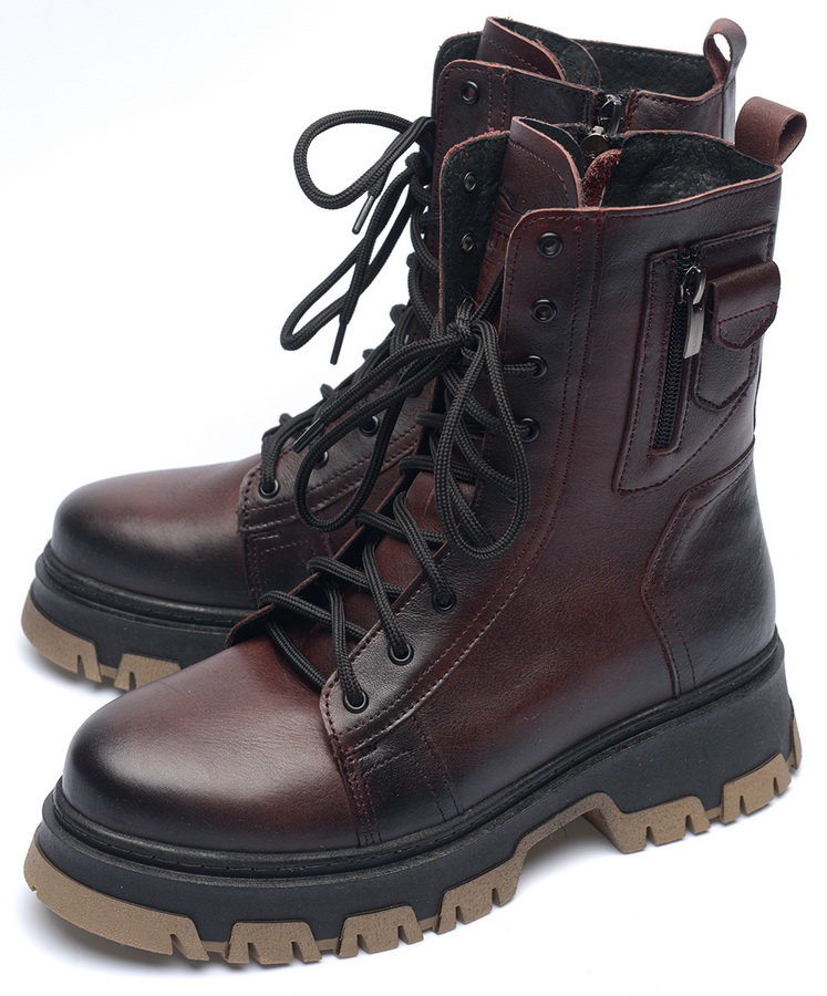 женские ботинки натуральная кожа / натуральный мех corvetto италия