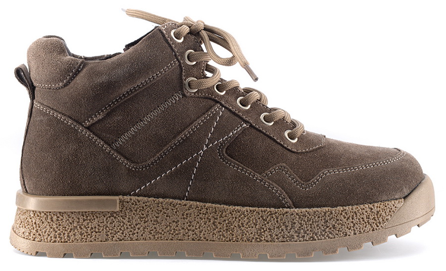 женские ботинки натуральная кожа(велюр) / натуральная шерсть corvetto италия