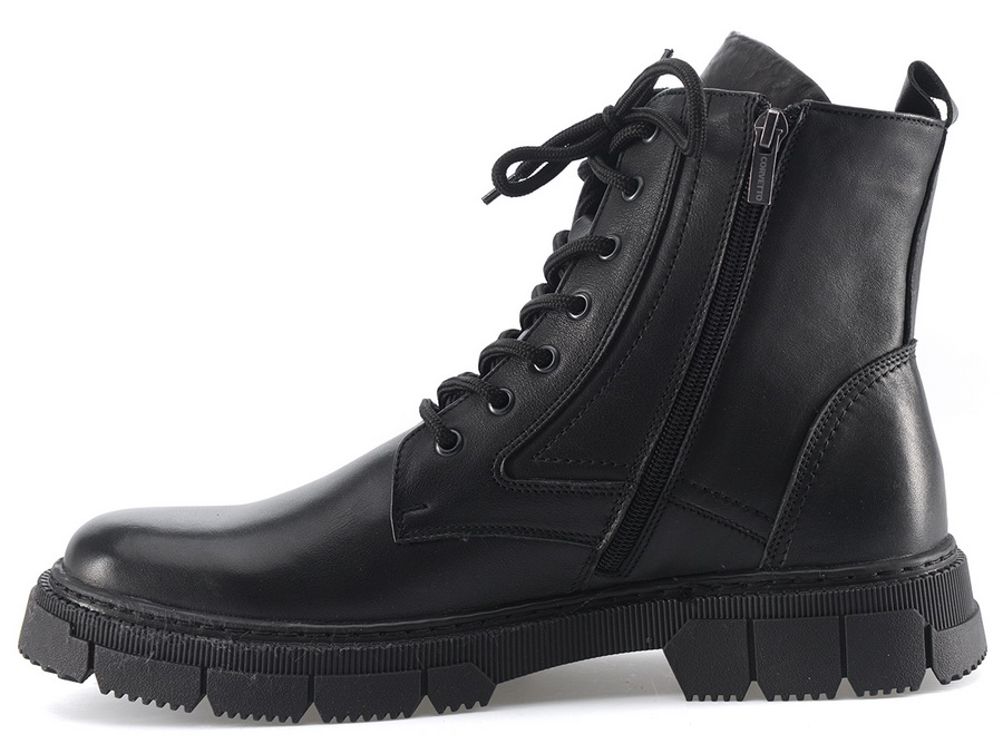 мужские ботинки натуральная кожа / натуральный мех corvetto