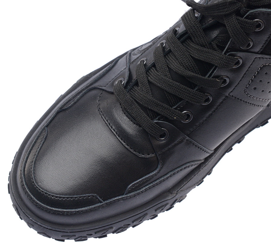 мужские ботинки полуспортивные натуральная кожа / шерсть corvetto