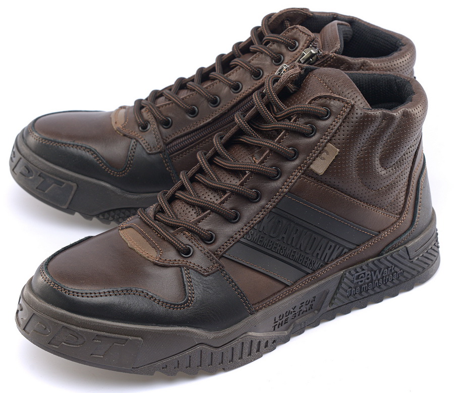 мужские кроссовки натуральная кожа / шерсть corvetto