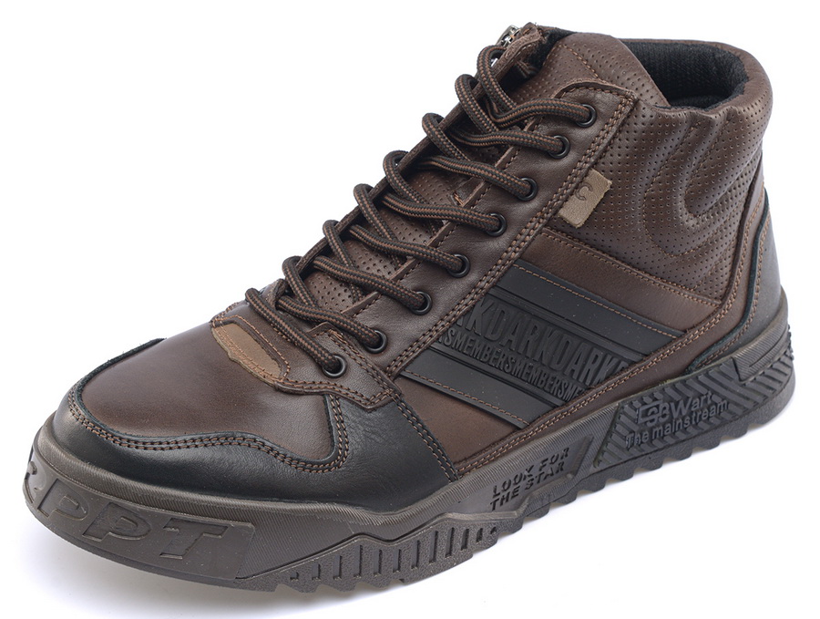 мужские кроссовки натуральная кожа / шерсть corvetto