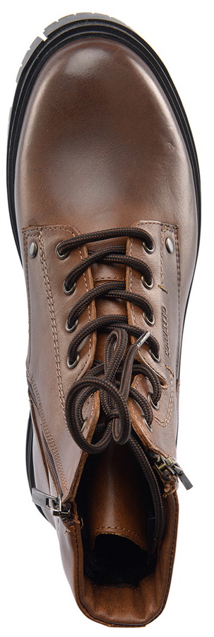 мужские ботинки натуральная кожа / натуральный мех corvetto