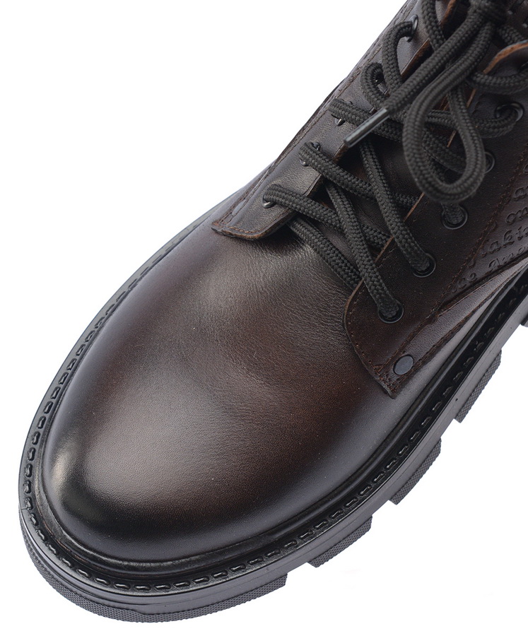 мужские ботинки натуральная кожа / натуральный мех corvetto