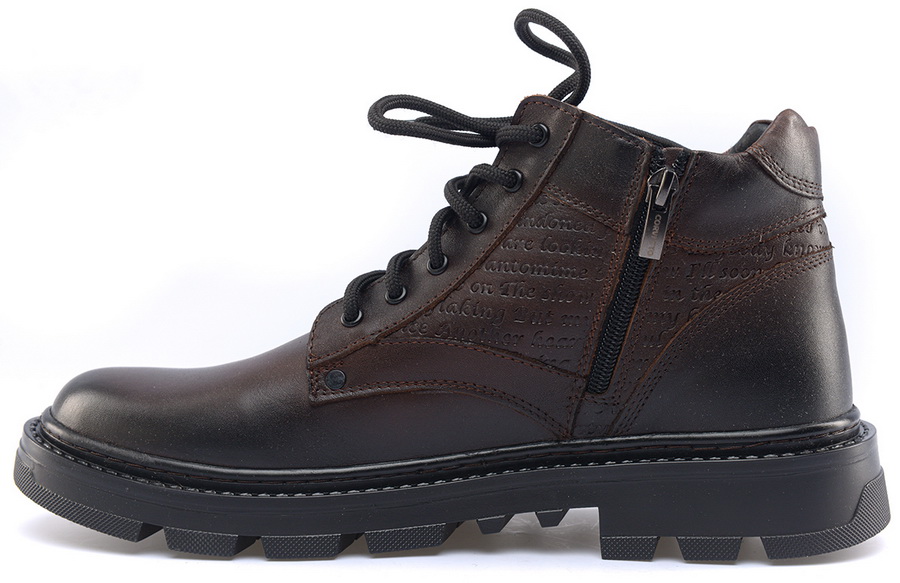 мужские ботинки натуральная кожа / натуральный мех corvetto