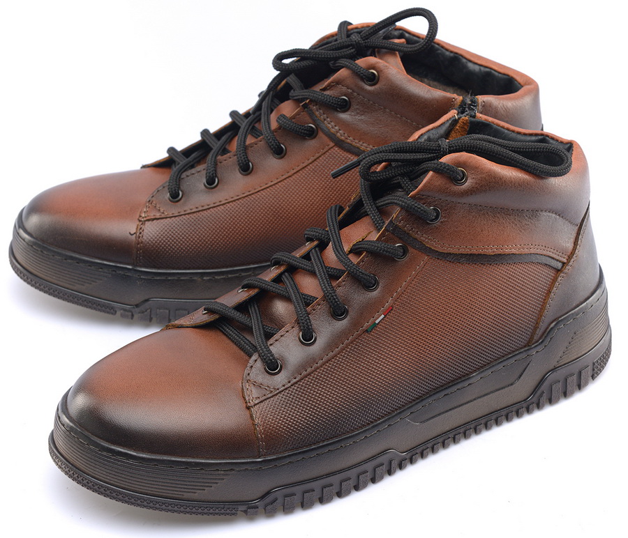 мужские ботинки натуральная кожа / натуральная шерсть corvetto