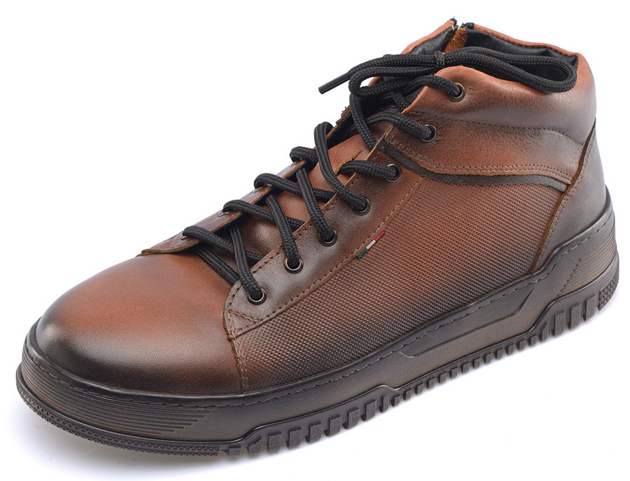 мужские ботинки натуральная кожа / натуральная шерсть corvetto