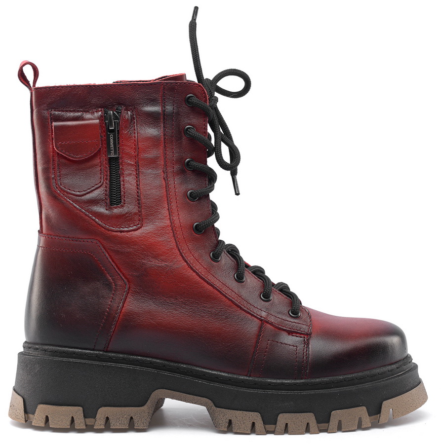 женские ботинки натуральная кожа / натуральный мех corvetto италия