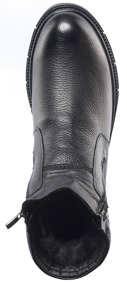 мужские ботинки натуральная кожа / натуральный мех corvetto