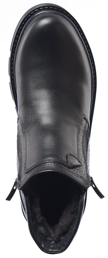 мужские ботинки натуральная кожа / натуральный мех corvetto