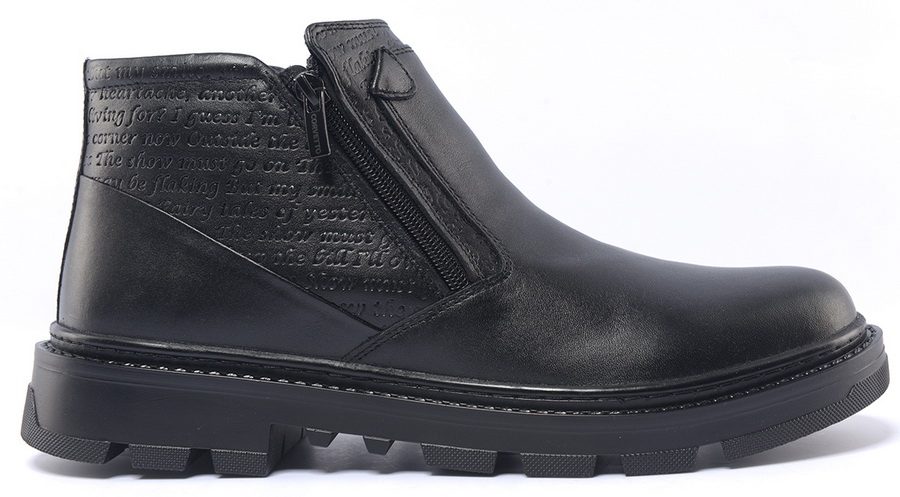 мужские ботинки натуральная кожа / натуральный мех corvetto