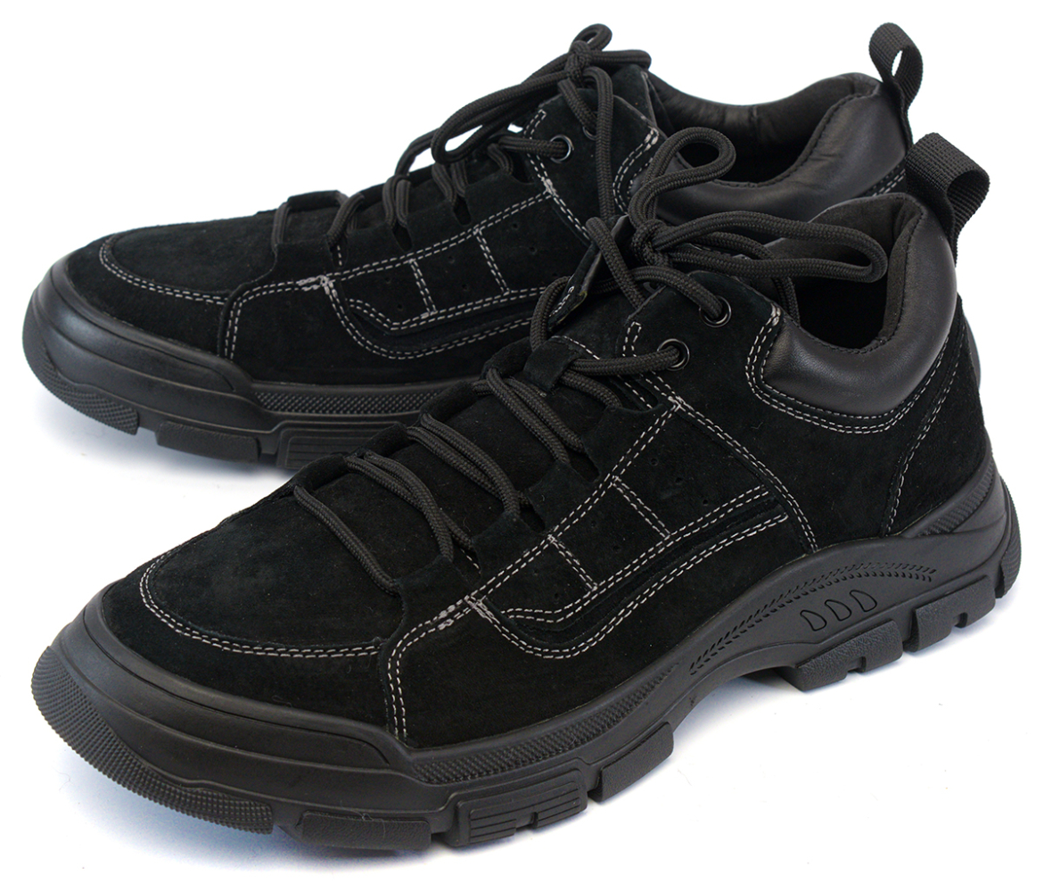 мужские полуботинки полуспортивные натуральная кожа (велюр) gugu германия