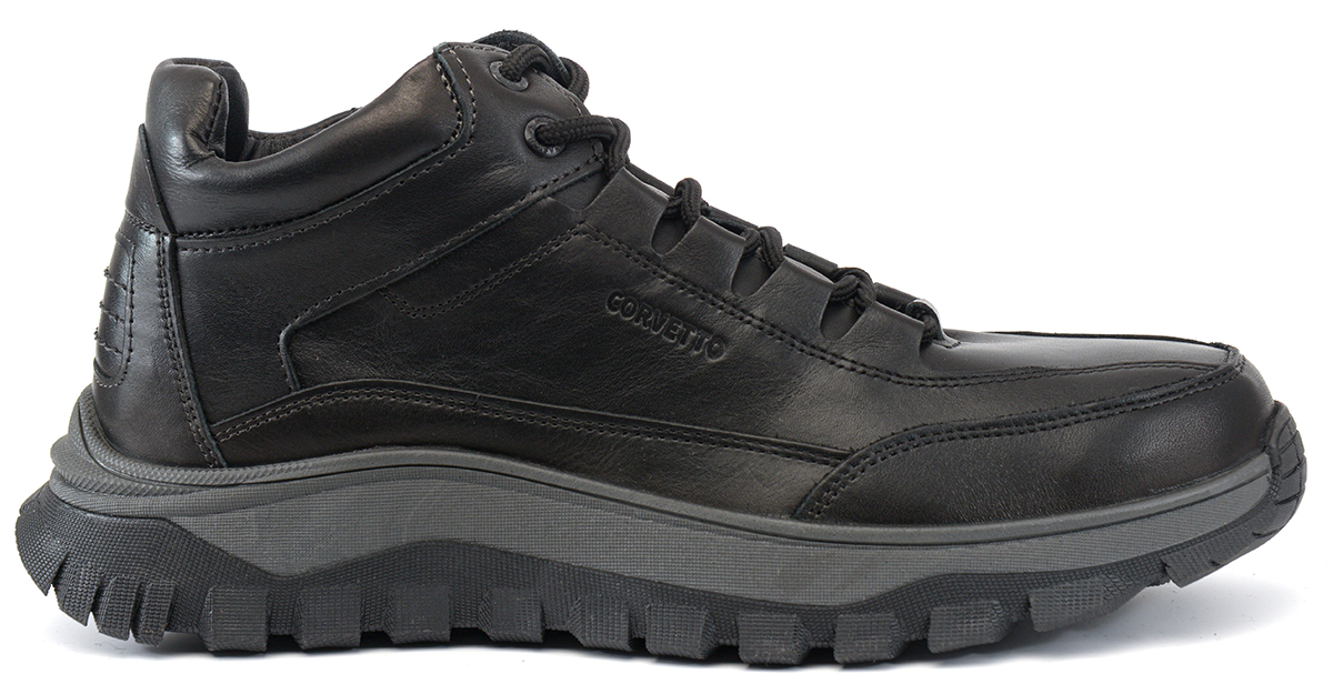 мужские ботинки полуспорт натуральная кожа / шерсть corvetto