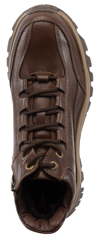 мужские ботинки полуспорт натуральная кожа / шерсть corvetto