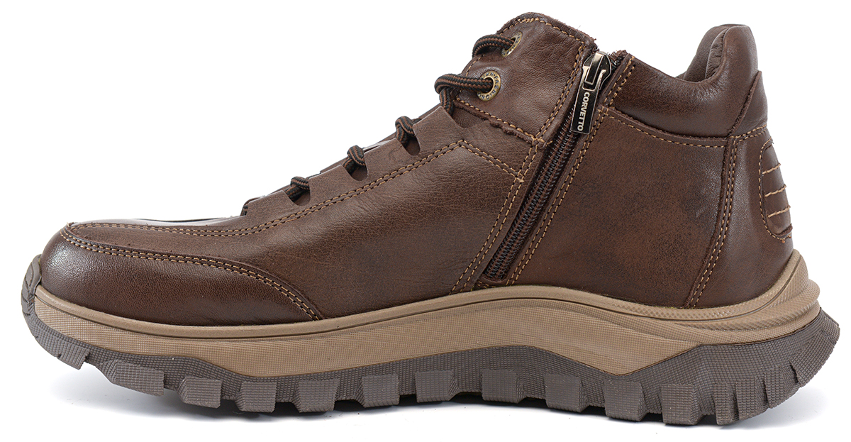 мужские ботинки полуспорт натуральная кожа / шерсть corvetto