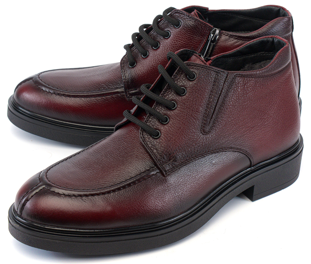 мужские ботинки натуральная кожа / натуральный мех corvetto