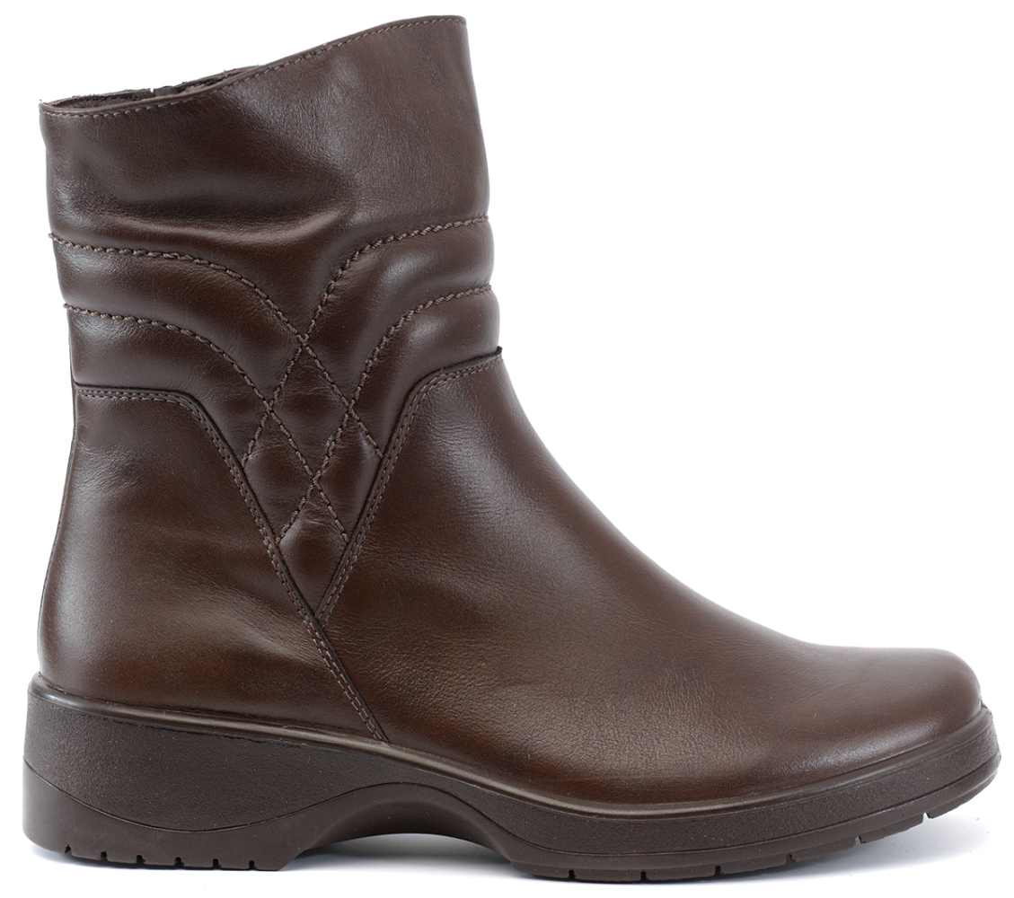 женские полусапоги натуральная кожа / байка росвест россия