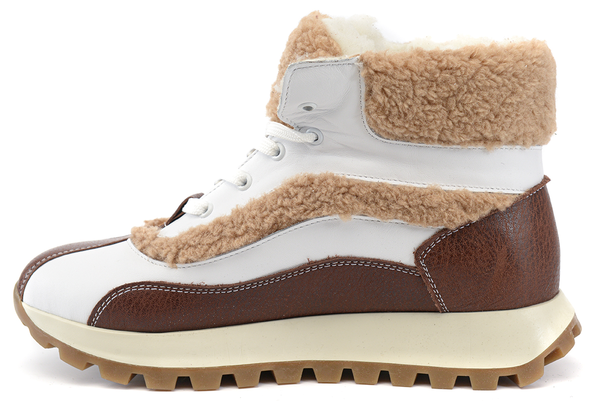 женские ботинки натуральная кожа / натуральная шерсть corvetto италия