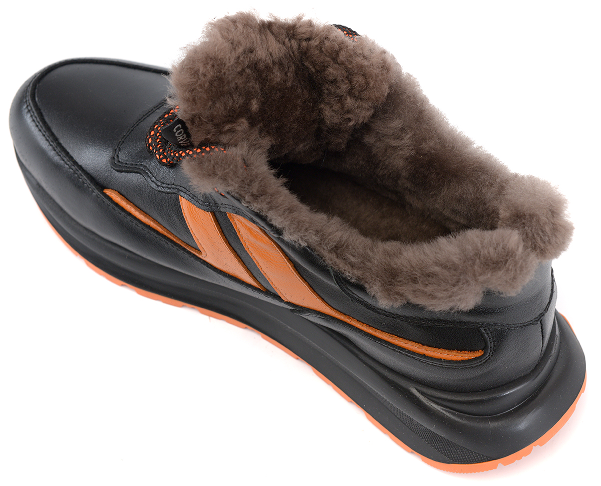 женские ботинки натуральная кожа / натуральный мех corvetto италия