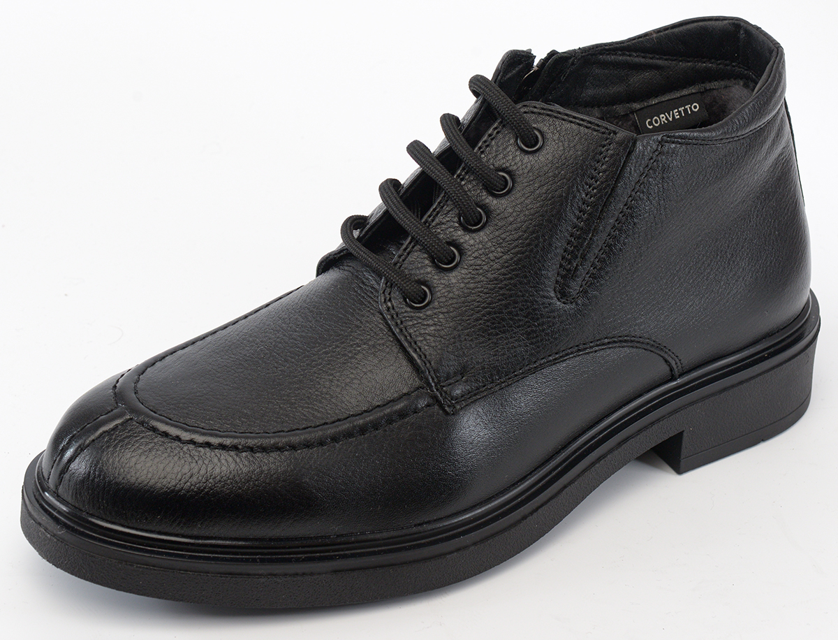 мужские ботинки натуральная кожа / натуральный мех corvetto