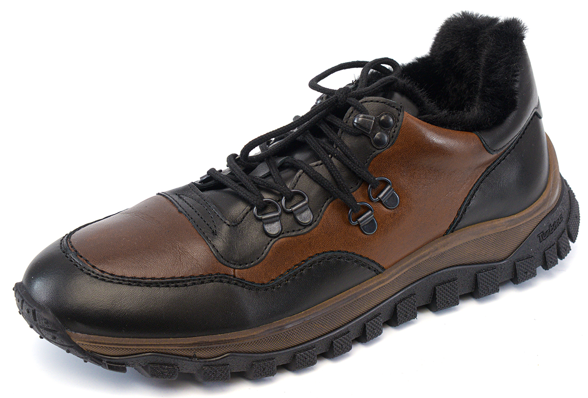 мужские ботинки натуральная кожа / шерсть corvetto