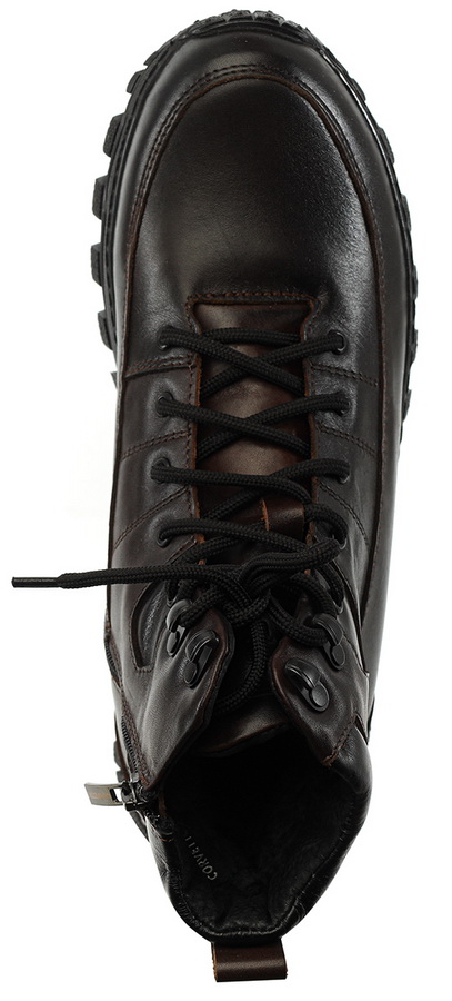 мужские ботинки натуральная кожа / натуральный мех corvetto