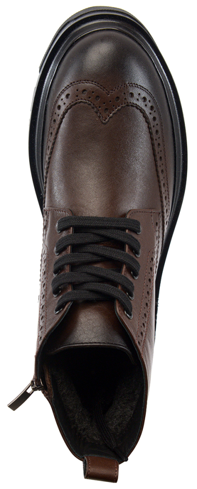 мужские ботинки натуральная кожа / шерсть corvetto